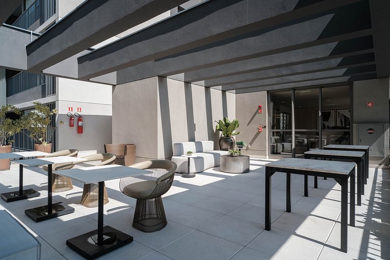 Apto no Zahle Jardins com portaria 24h e WI-FI