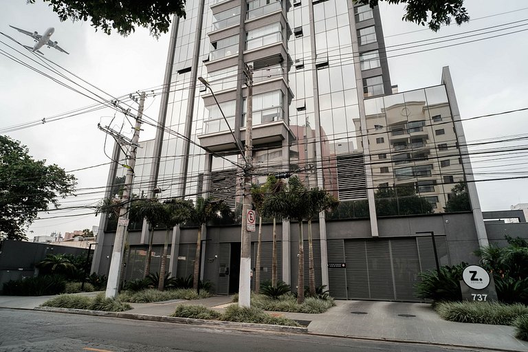 Studio em Moema com Estacionamento Incluso