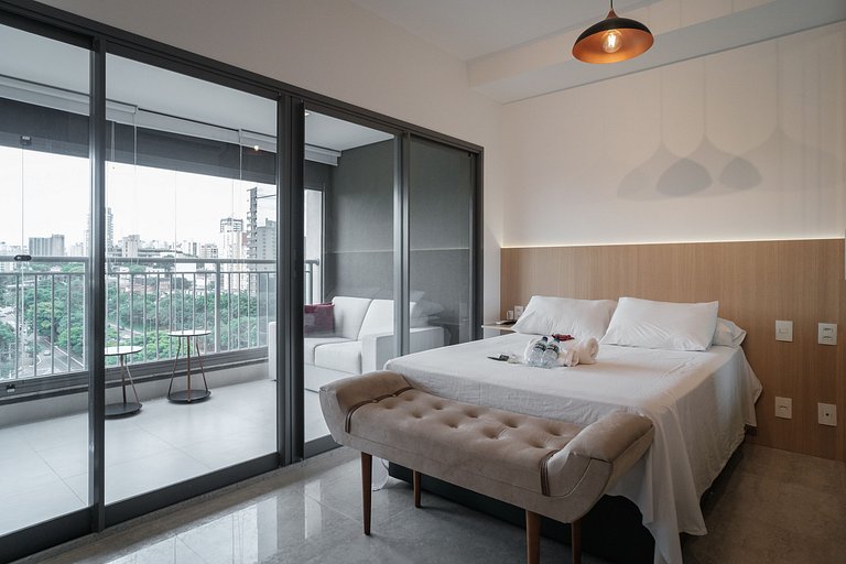 Se encante com esse studio próximo ao ibirapuera