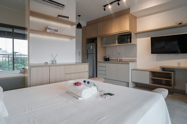 Se encante com esse studio próximo ao ibirapuera