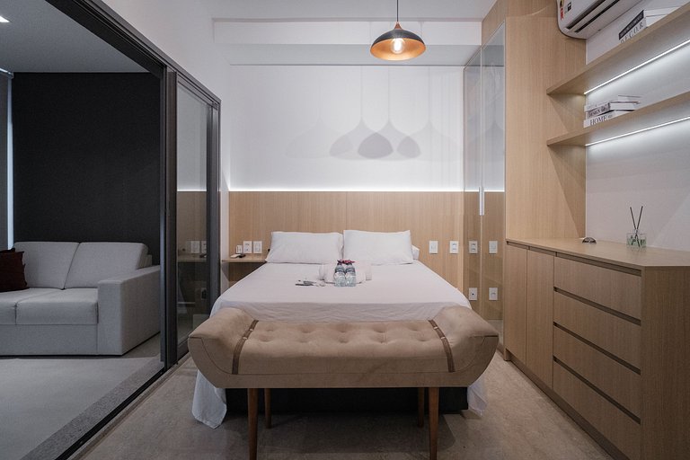 Se encante com esse studio próximo ao ibirapuera
