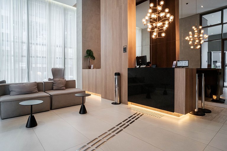 Apto luxuoso em Moema c/ self check-in