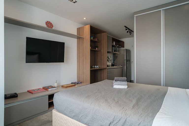 Apto no Zahle Jardins com portaria 24h e WI-FI