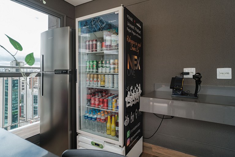 Apto no Itaim com self check-in e WI-FI rápido