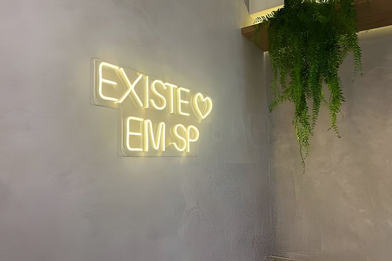 Studio com WI-FI de alta velocidade em Pinheiros