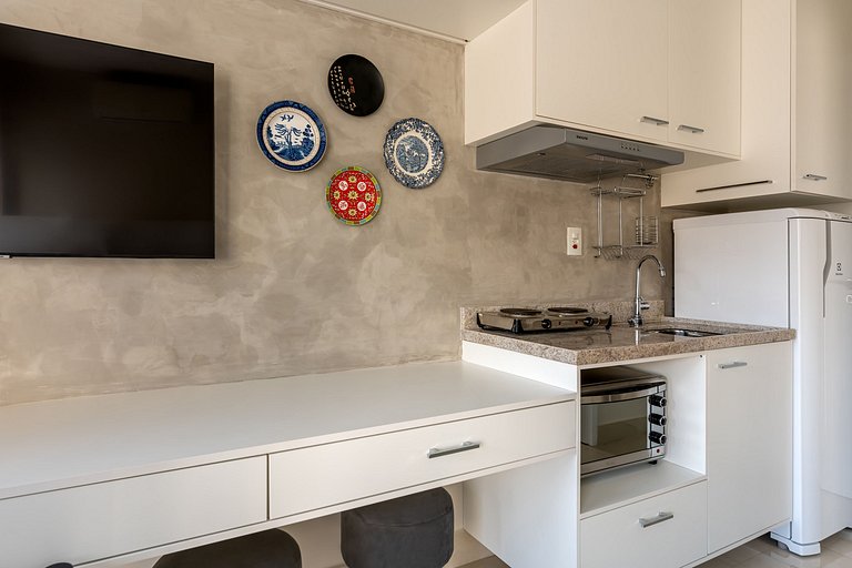 Studio com WI-FI de alta velocidade em Moema
