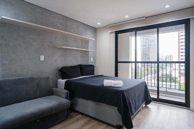 Studio para Alugar em Pinheiros - Metrô Faria Lima, Piscina