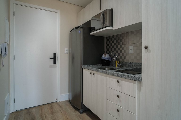 Studio para Alugar em Pinheiros - 3 Pessoas, Piscina e Sauna