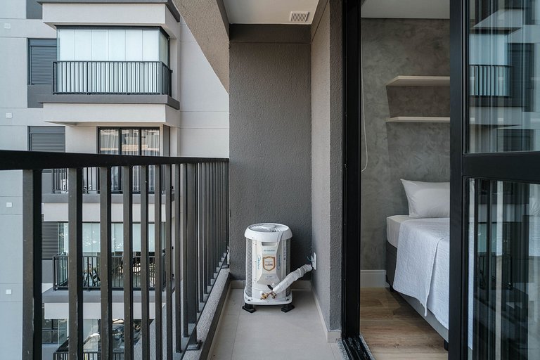 Studio para Alugar em Pinheiros - 3 Pessoas, Piscina e Sauna