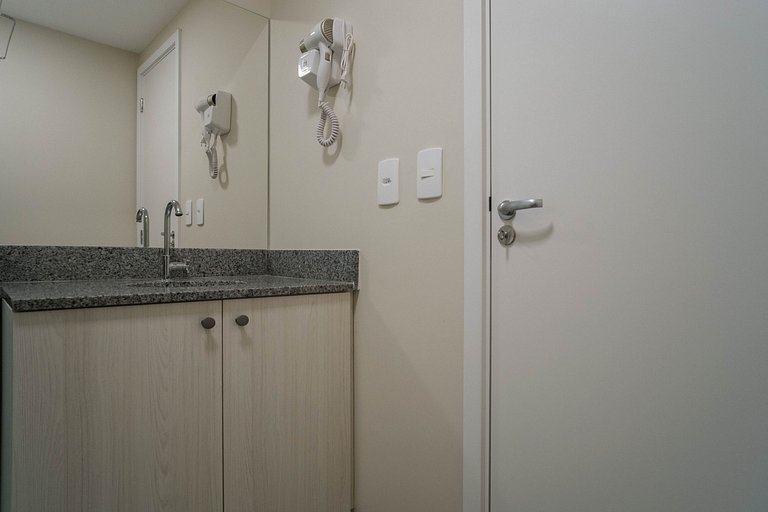 Studio para Alugar em Pinheiros - 3 Pessoas, Piscina e Sauna