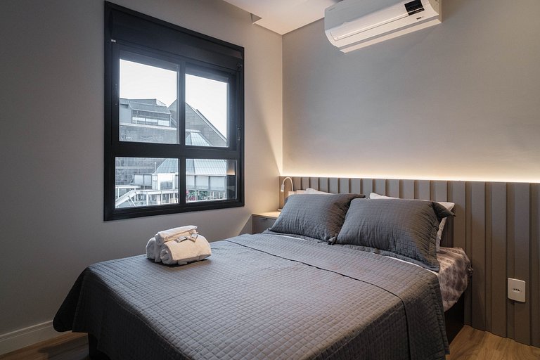 Apartamento para Alugar em Pinheiros - 3 Pessoas, Rooftop
