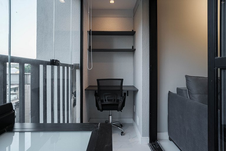 Apartamento para Alugar em Pinheiros - 3 Pessoas, Rooftop