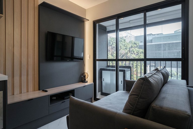 Apartamento para Alugar em Pinheiros - 3 Pessoas, Rooftop