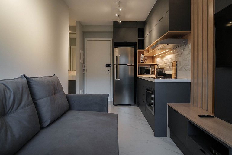 Apartamento para Alugar em Pinheiros - 3 Pessoas, Rooftop