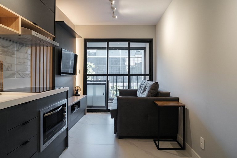 Apartamento para Alugar em Pinheiros - 3 Pessoas, Rooftop
