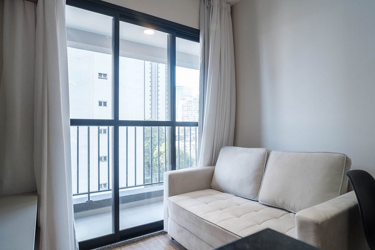 Apto para Alugar em Pinheiros - 3 Pessoas, Piscina e Rooftop