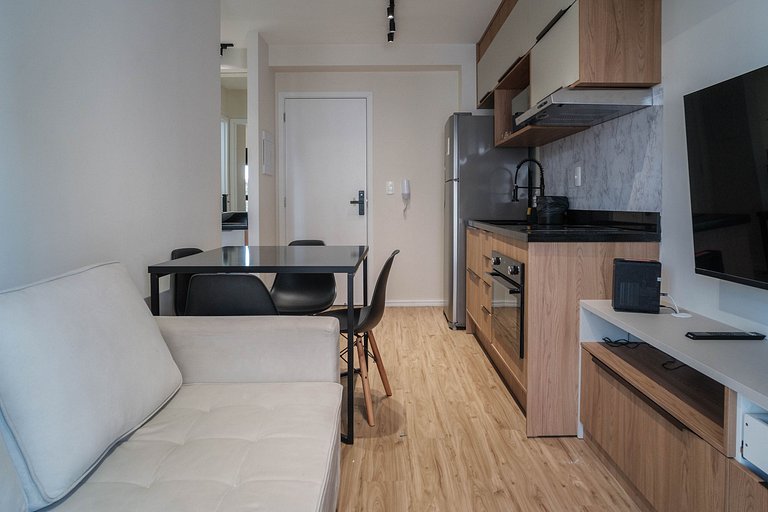Apto para Alugar em Pinheiros - 3 Pessoas, Piscina e Rooftop
