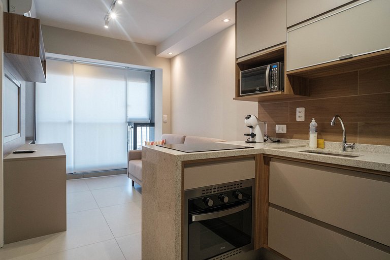 Apartamento para Alugar em Pinheiros - 2 Pessoas, Rooftop