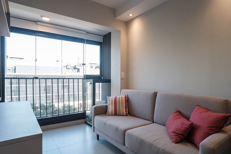 Apartamento para Alugar em Pinheiros - 2 Pessoas, Rooftop