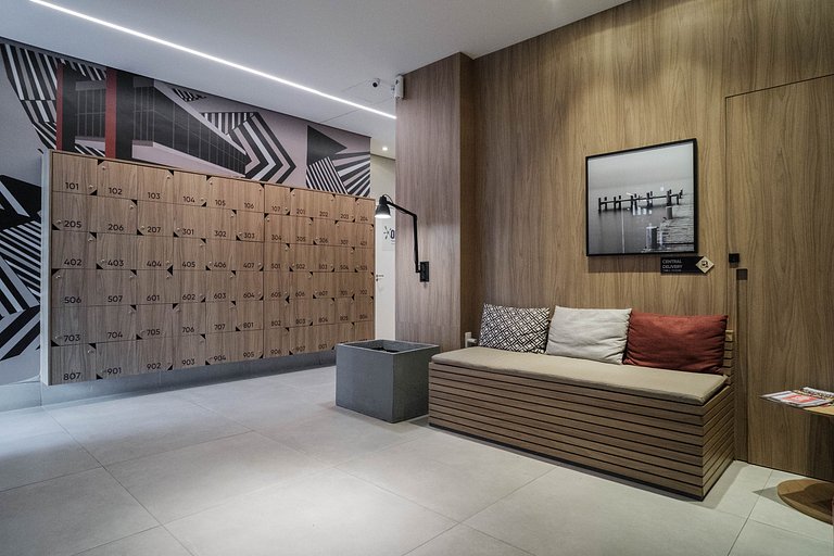 Elegante e charmoso: Apê completo próx da Paulista
