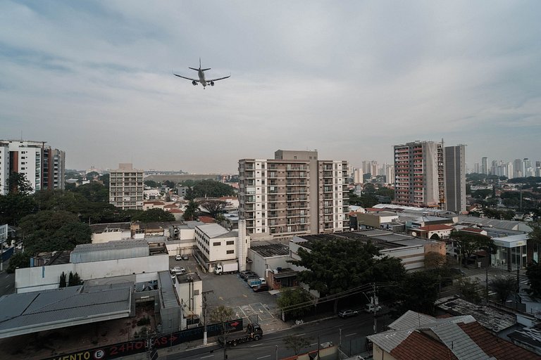 Apto Luxo com garagem em Moema