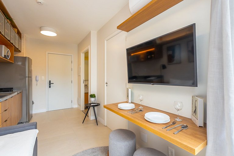 Apartamento para Alugar em Pinheiros - 2 Pessoas, Varanda