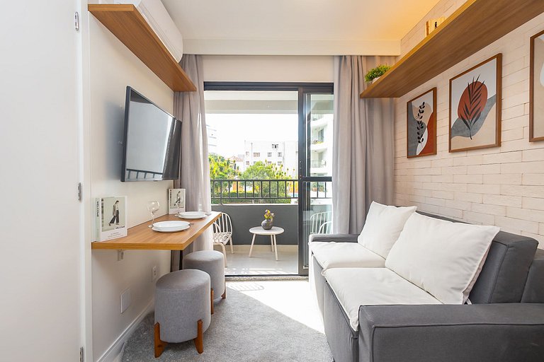 Apartamento para Alugar em Pinheiros - 2 Pessoas, Varanda