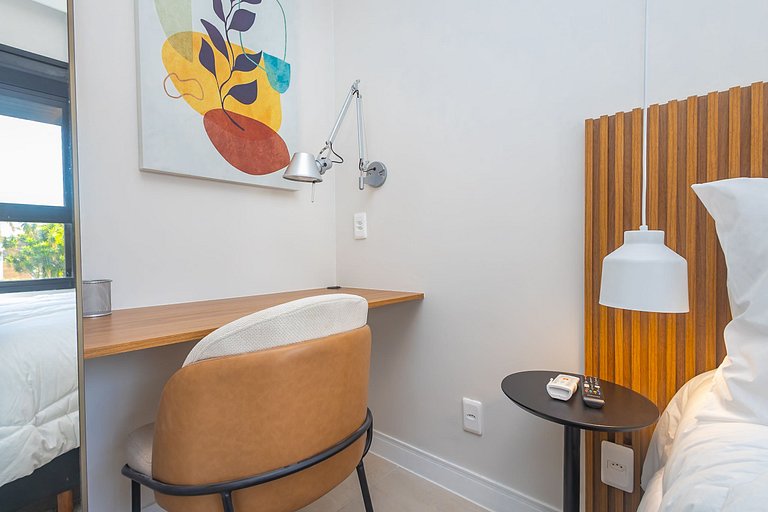 Apartamento para Alugar em Pinheiros - 2 Pessoas, Varanda