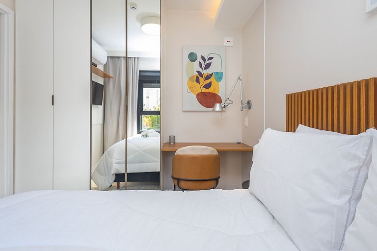 Apartamento para Alugar em Pinheiros - 2 Pessoas, Varanda
