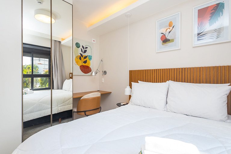 Apartamento para Alugar em Pinheiros - 2 Pessoas, Varanda