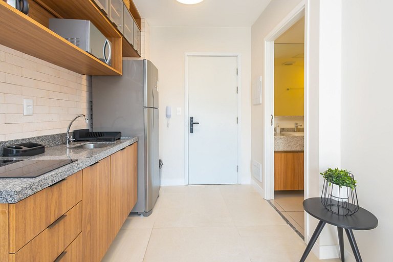 Apartamento para Alugar em Pinheiros - 2 Pessoas, Varanda