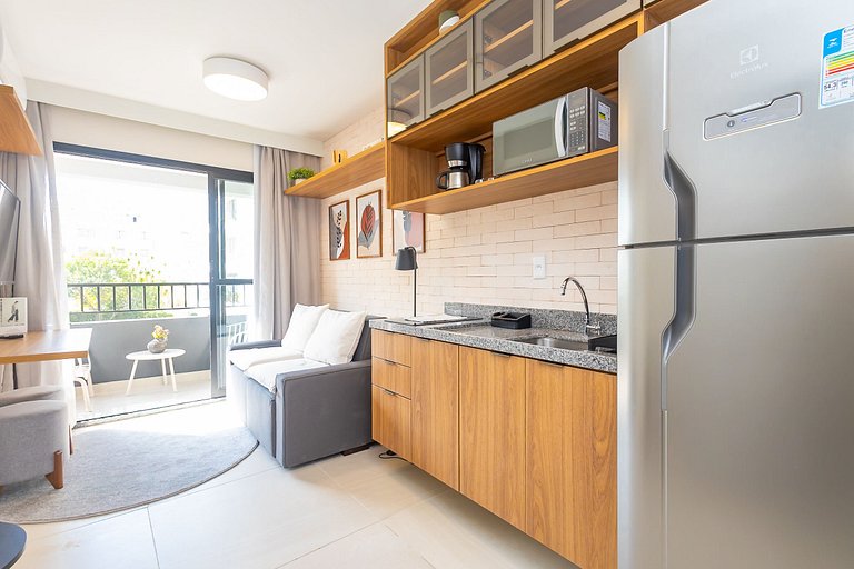 Apartamento para Alugar em Pinheiros - 2 Pessoas, Varanda