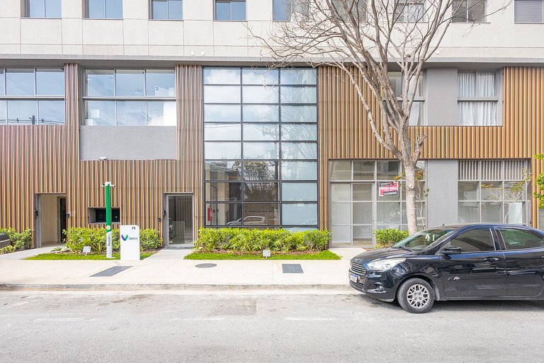 Apto em Pinheiros c/ Piscina, Coworking e Metrô