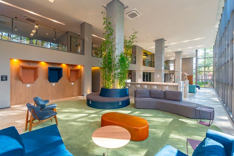 Apto elegante em andar alto próx da Paulista