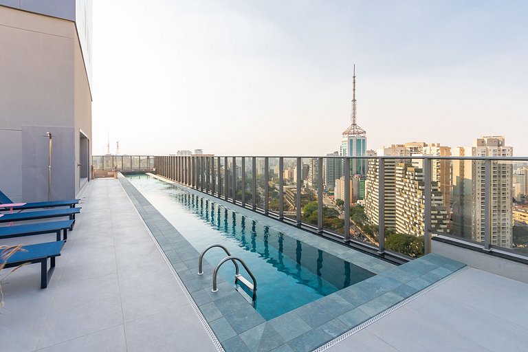 Apto garden c/ varanda próximo ao metrô Paraíso