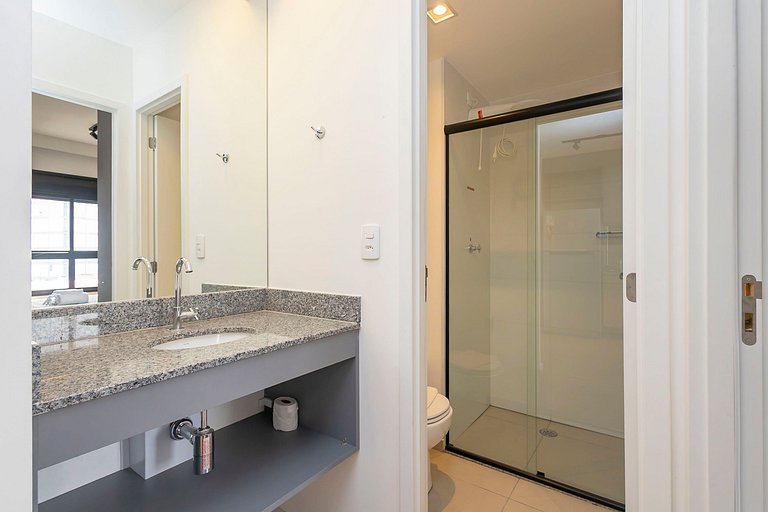 Apto elegante em Pinheiros com portaria 24h