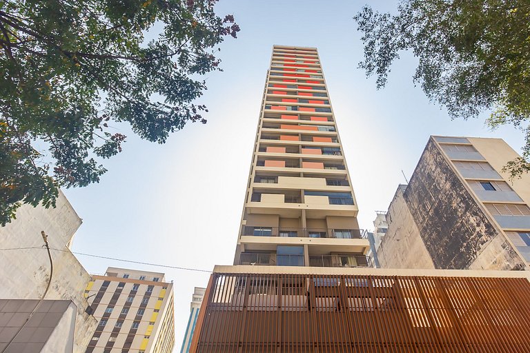 Apto completo c/ ar condicionado próx da Paulista