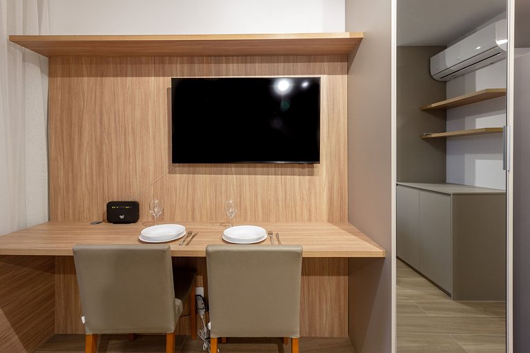 Praticidade e conforto: Apto completo c/ WI-FI