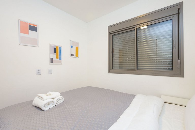 Apto em Pinheiros c/ Piscina, Coworking e Metrô