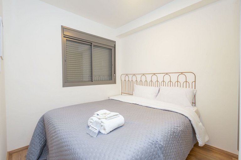 Apto em Pinheiros c/ Piscina, Coworking e Metrô