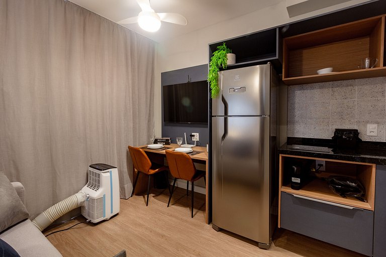 Apto em Pinheiros - Coworking, Metrô Faria Lima - Yume