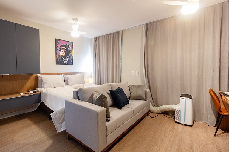 Apto em Pinheiros - Coworking, Metrô Faria Lima - Yume