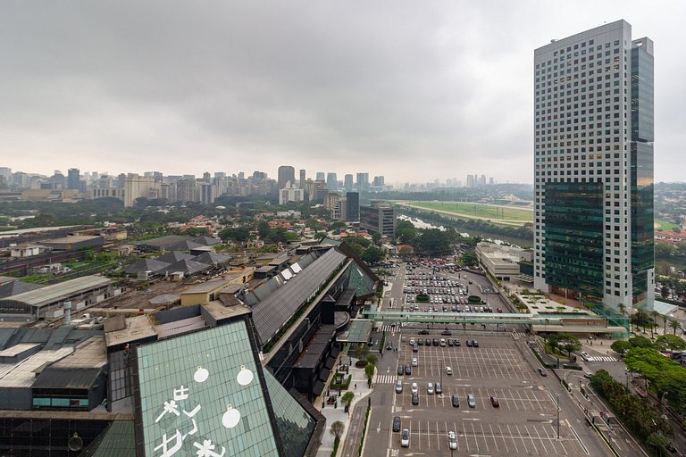 Studio em Pinheiros c/ Self Check-in e Vista da Cidade
