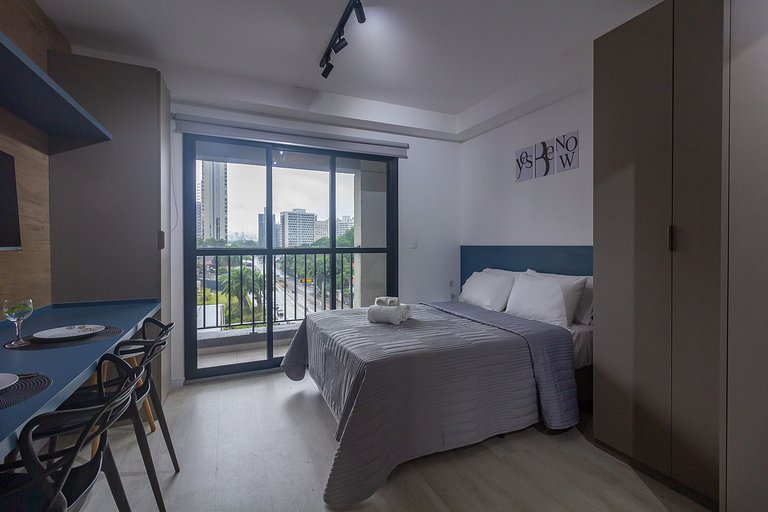 Encanto e aconchego: Apto completo em Pinheiros