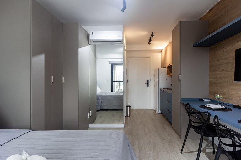 Encanto e aconchego: Apto completo em Pinheiros