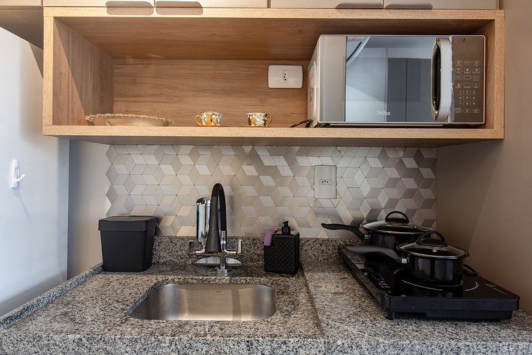 Encanto e aconchego: Apto completo em Pinheiros