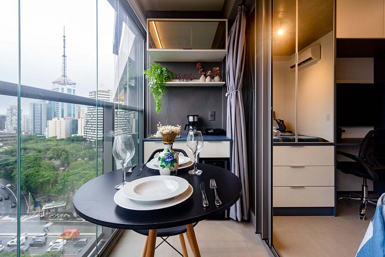 Charmoso e elegante: Apto próximo da Paulista