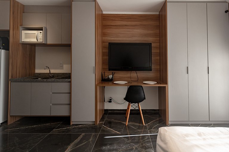 Acolhedor e confortável: Apt completo em Pinheiros