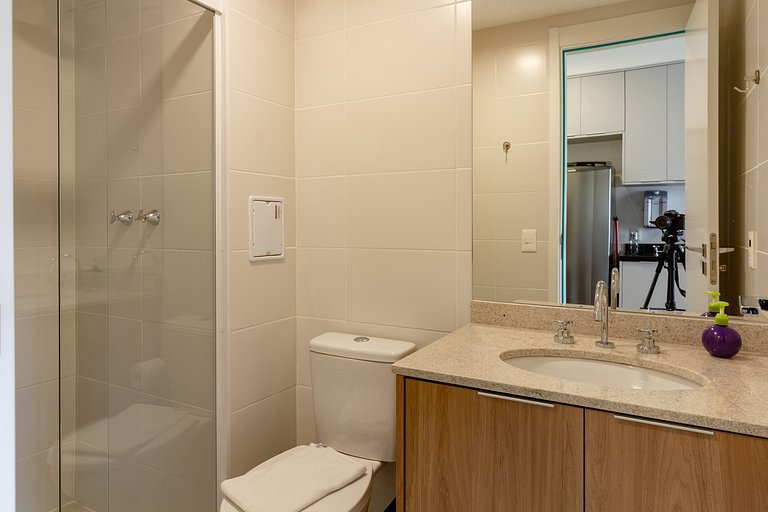 Studio Moderno e Completo no Campo Belo