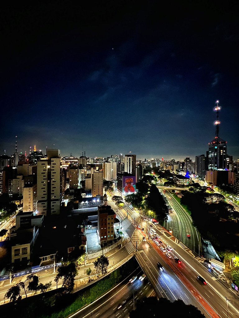 Sky View: Apto completo próximo da Paulista